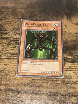 1x Man-Eater Bug - SYE-017 - Common - 1st Edition LP YuGiOh! Starter Deck Cards - Image 1