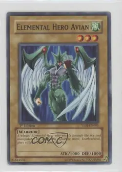Elemental Hero Avian 1st Ed. YuGiOh Jaden Yuki Starter Deck #YSDJ-EN005 0yj1 - Image 1
