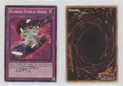 Numbers Overlay Boost Unlimited YuGiOh Shadow Specters #SHSP-EN071 0yj1 - Image 3