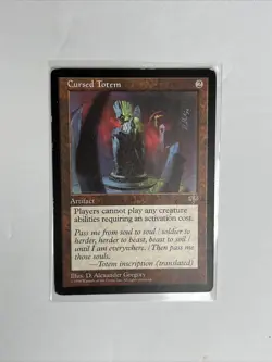 Cursed Totem Mirage - MTG Magic Card English - Condition Shown In Many Pictures - Image 1