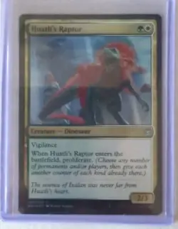 Huatli's Raptor FOIL War of the Spark NM White Green Uncommon CARD ABUGames - Image 1