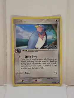 Swellow 32/113 Reverse Holo Rare Stamped EX Delta Species Pokemon Card 2005 - Image 1