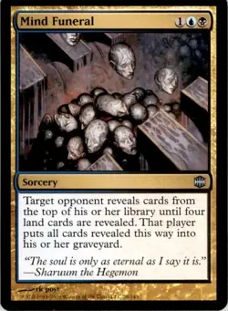 Mind Funeral SP Alara Reborn MTG Magic the Gathering Gold English Card - Image 1