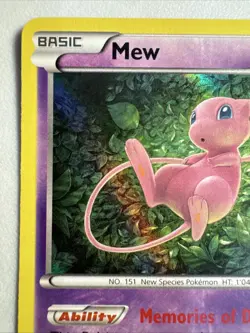 Mew 29/124 HOLO XY Fates Collide Rare Near MINT Pokemon Card 2016 NM - Image 2