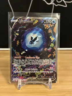 Lumineon v Crown Zenith Galarian Gallery Holo Ultra Rare Card GG39/GG70 Nm - Image 1