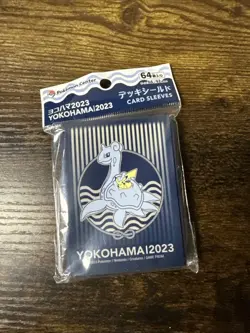 Pokemon Japan WCS2023 Yokohama Lapras Card Sleeves 64 COUNT ~ US SELLER - Image 1