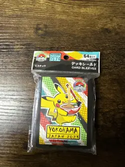 Pokemon Center World Championships 2023 Yokohama Pikachu Ramen Card Sleeves - Image 1