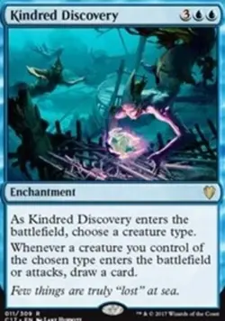 Kindred Discovery - Commander 2017 #011/309 MTG Magic The Gathering - Image 1