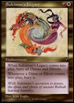 Suleiman's Legacy - Visions #138/167 MTG Magic The Gathering - Image 1
