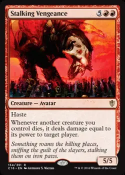 Stalking Vengeance - Commander 2016 #134/351 MTG Magic The Gathering - Image 1