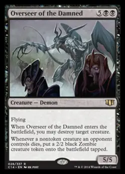 Overseer of the Damned - Commander 2014 #028/337 MTG Magic The Gathering - Image 1
