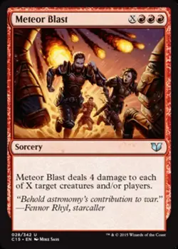Meteor Blast - Commander 2015 #028/342 MTG Magic The Gathering - Image 1