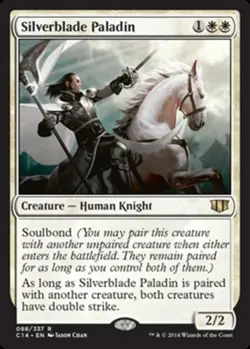Silverblade Paladin - Commander 2014 #088/337 MTG Magic The Gathering - Image 1