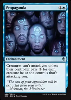 Propaganda - Commander 2016 #094/351 MTG Magic The Gathering - Image 1