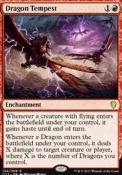 Dragon Tempest - Commander 2017 #134/309 MTG Magic The Gathering - Image 1