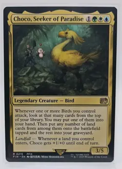 CHOCO, SEEKER OF PARADISE R #215 MTG Final Fantasy RARE FF9 FFIX Chocobo - Image 1