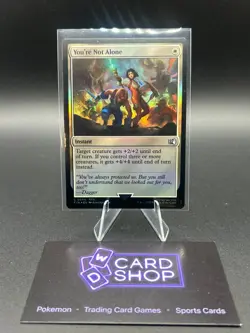 You're Not Alone Final Fantasy (Foil) FIN 0044 Instant MTG Common FF9 - Image 1