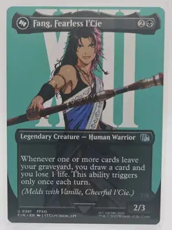 Fang, Fearless l'Cie (Borderless) U #381 MTG Final Fantasy Magic FF13 FFXIII - Image 1