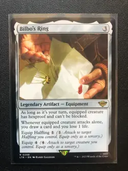 Bilbo's Ring: the Lord of the Rings NM Regular MTG Magic the Gathering - Image 1