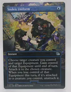 Stolen Uniform (Borderless) U #332 MTG Final Fantasy FULL FIN EN FF6 FFVI Locke - Image 1