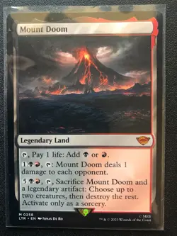 Mount Doom: the Lord of the Rings LP Regular MTG Magic the Gathering - Image 1