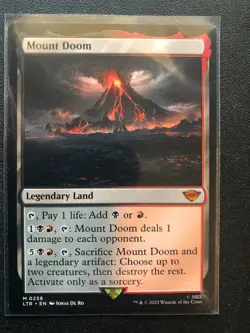 Mount Doom: the Lord of the Rings LP Regular MTG Magic the Gathering - Image 1