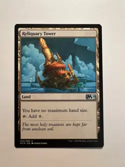 Reliquary Tower - MTG Core Set 2019 - NM - Image 1