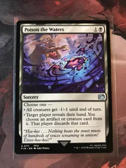 MTG Poison the Waters Final Fantasy FIN 0111 NM - Image 1