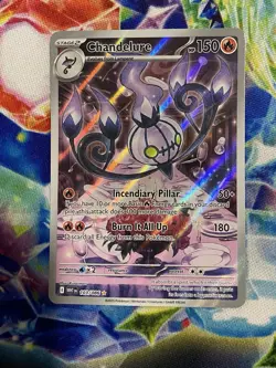 Pokemon TCG - Chandelure - 103/086 - Illustration Rare - SV: White Flare MINT - Image 1