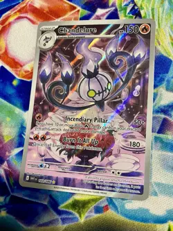 Pokemon TCG - Chandelure - 103/086 - Illustration Rare - SV: White Flare MINT - Image 3