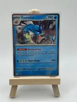 Gyarados #130/165 SV: Scarlet & Violet 151 Holo Rare Pokemon Card NM - Image 1