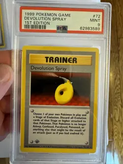 1999 Pokemon - 1st Edition Shadowless Base Set PSA 9 Graded Card Slab Lot of 3 - Image 3