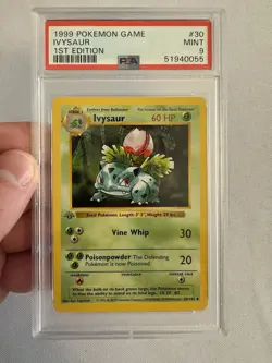 1999 Pokemon - 1st Edition Shadowless Base Set PSA 9 Graded Card Slab Lot of 3 - Image 9