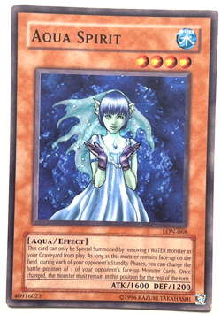 YuGiOh! - Aqua Spirit - LON-068 - Unlimited - Common - Image 1