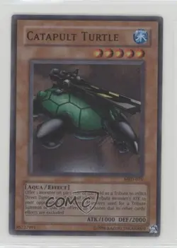 Catapult Turtle (SR) Unlimited YuGiOh Metal Raiders #MRD-075 2002 12hh - Image 1