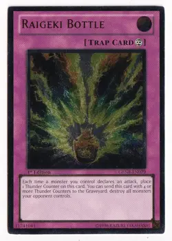 YuGiOh TCG Raigeki Bottle GENF-EN079 Ultimate Rare 1st Edition NM - Image 1