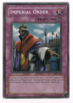 Imperial Order PSV-EN104 Pharaoh's Servant Unlimited Secret Rare Yugioh Card MP - Image 1