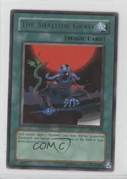 The Shallow Grave (R) Unlimited YuGiOh Pharaoh's Servant #PSV-036 2002 12hh - Image 1