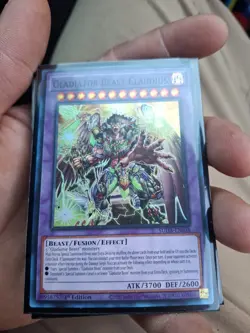 1ST EDITION GLADIATOR BEAST CLAUDIUS 2025 SUDA-EN038 YUGIOH CARD (NM) - Image 2