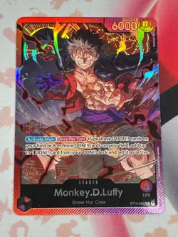 Monkey D Luffy ST10-002 The Three Captains One Piece Card Game NM English - Image 1