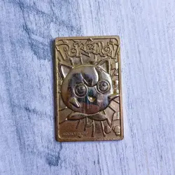 1999 Burger King BK Pokemon 23K Gold Plated Trading Card JigglyPuff - Image 1