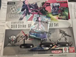 Gundam Card Game Starter Deck Assemble Set SEED Strike ST04A TCG - Image 1