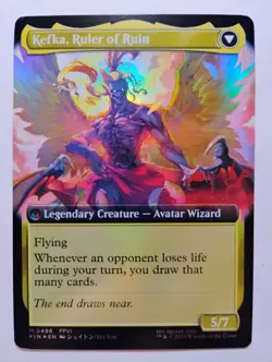 Kefka, Court Mage #0496 (Extended Art) (FOIL) Unplayed NM MTG Final Fantasy - Image 2