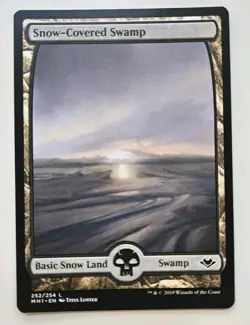 MTG Snow-Covered Swamp - 252 / English / Near Mint - Image 1