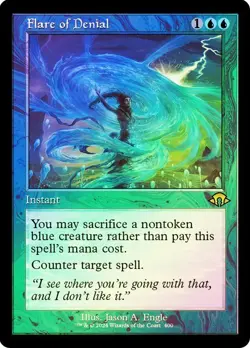 Flare of Denial Foil Retro Frame Modern Horizons 3 NM MTG - Image 1