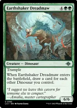 X 1 Earthshaker Dreadmaw NM LCI 183 MTG Magic The Gathering - Image 1