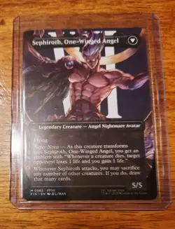 Magic the Gathering-Final Fantasy-Sephiroth, Fabled SOLDIER (Borderless) (0382) - Image 2
