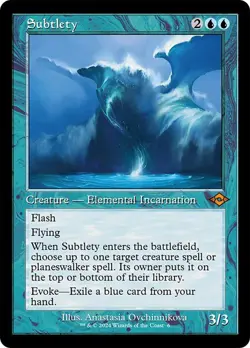 Subtlety Retro Frame Modern Horizons 3 NM MTG - Image 1
