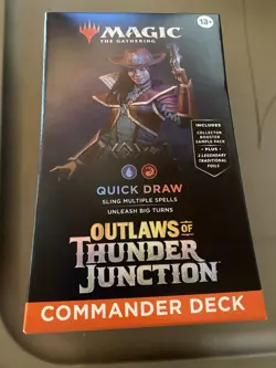 MTG Outlaws of Thunder Junction Commander Deck Quick Draw Sealed New - Image 1