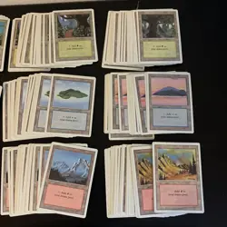 MTG Revised 360x Bulk Basic Land set Forest Island Mountain Plains Swamp Magic - Image 3